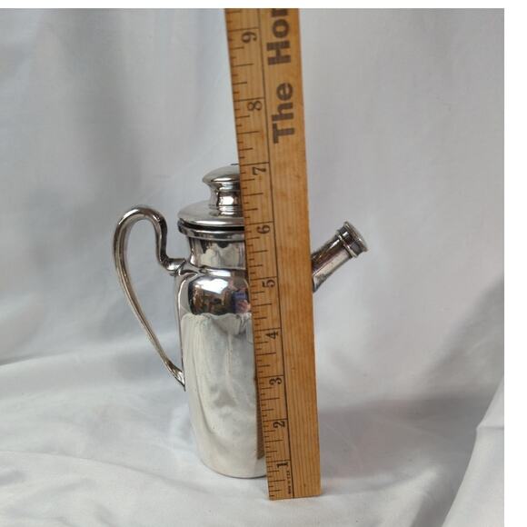 MCM Friedman Silver Company Silver Plated Individual Cocktail Shaker Complete - Picture 9 of 9